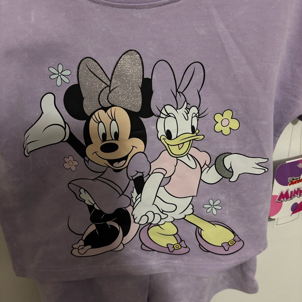 Disney Purple Minnie & Daisy Kids Matching Set - Picture 3 of 6